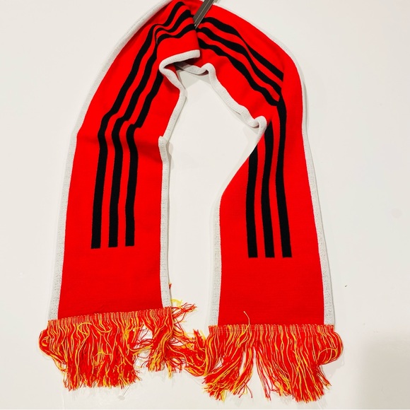 Adidas Manchester United Scarf MUFC Soccer Football England Premier League OS - Picture 14 of 16